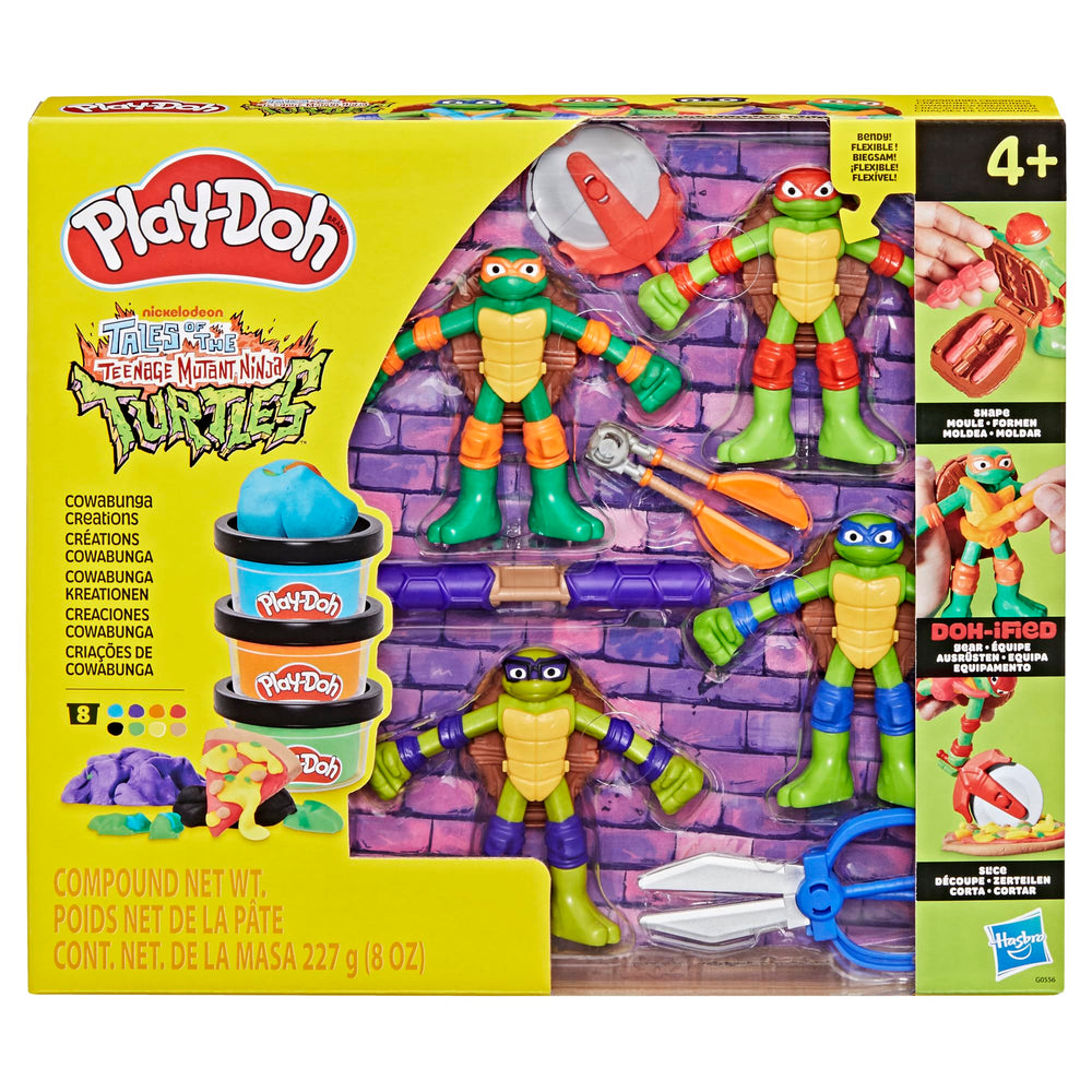 Play-Doh TMNT Donatello bendy figure encouraging creative storytelling