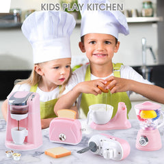 PLAY kitchen set blender image – realistic rotating blade inspires hands-on cooking exploration.
