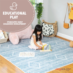 Play Platoon 24x24-inch puzzle mats provide quick setup and easy coverage.