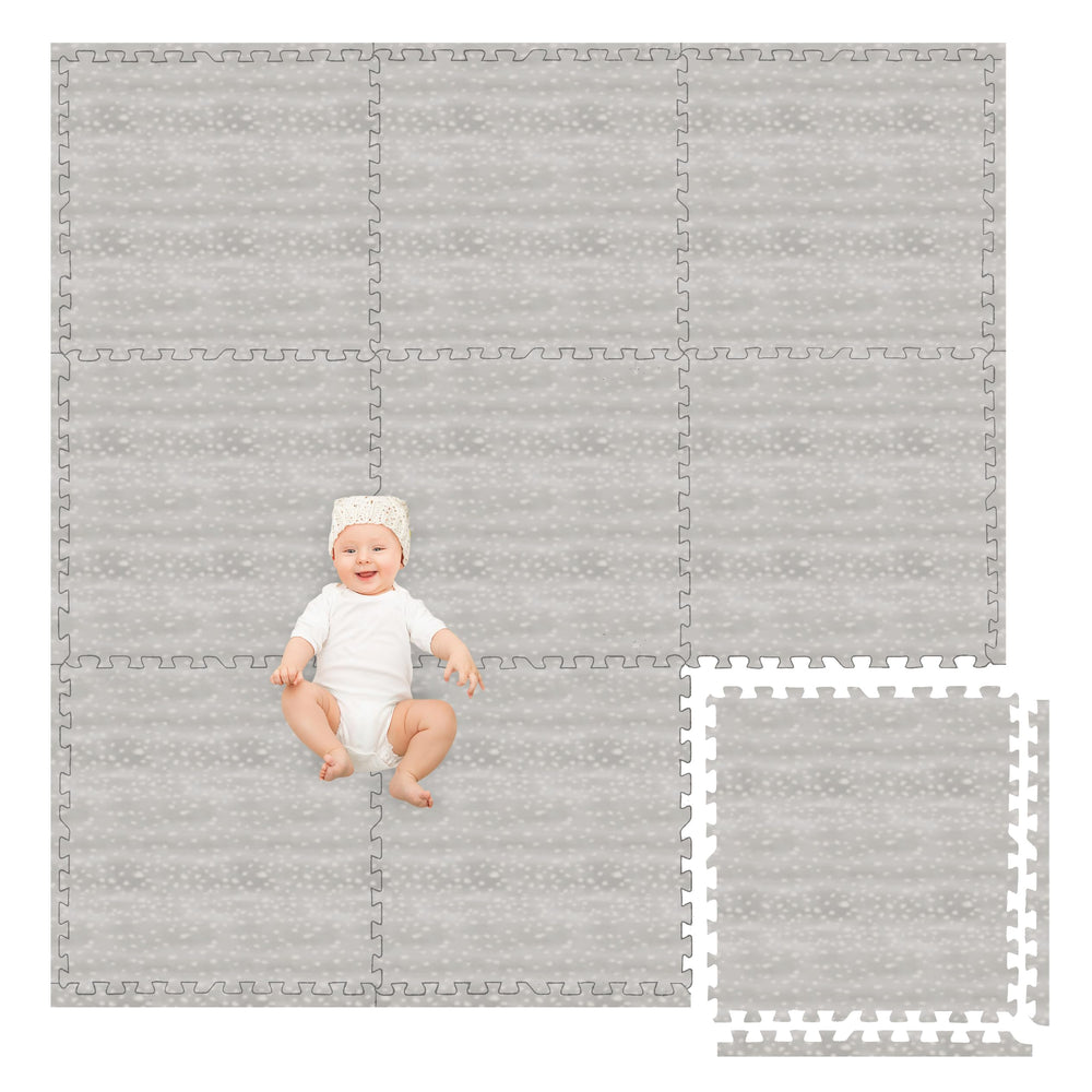 Play Platoon baby-friendly play area supports safe floor exploration