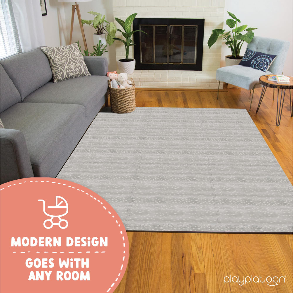 Play Platoon bordered puzzle mat keeps edges neat and safe