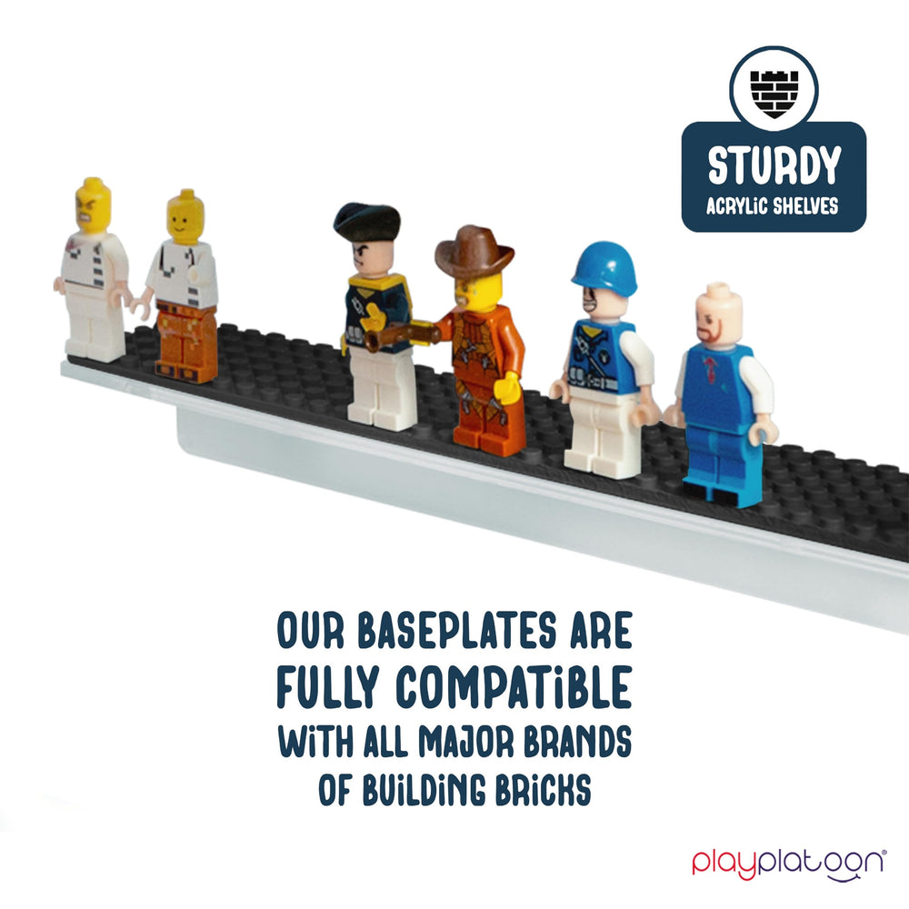 Play Platoon compact 15x2-inch footprint fits tight spaces.