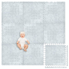 Play Platoon large baby play mat spread to reveal a 72x72 inch soft surface