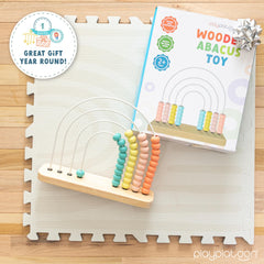 Montessori-inspired abacus for focused, hands-on learning with Play Platoon