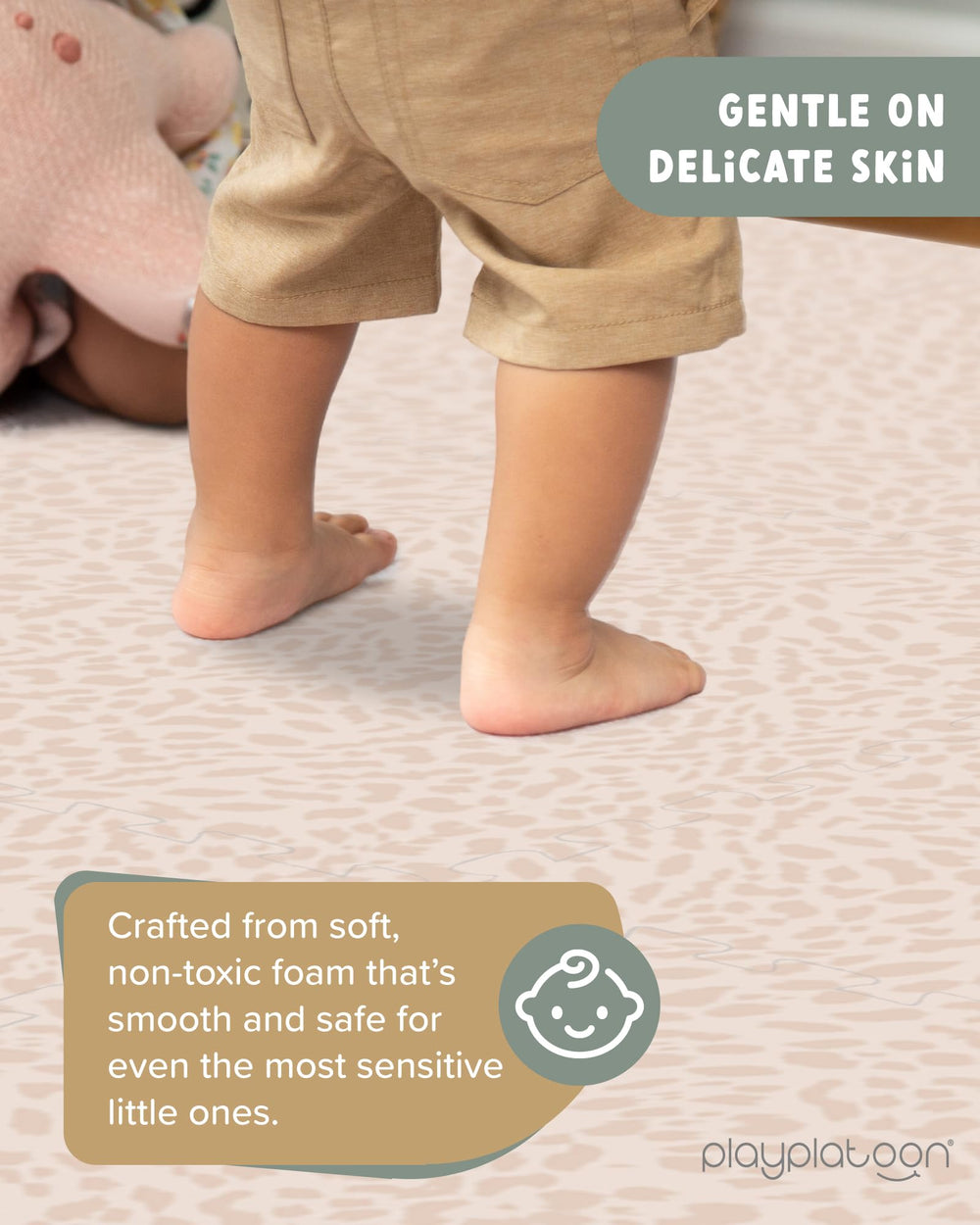 Play Platoon oversized foam tiles cover large play area