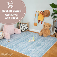 Play Platoon US veteran-owned brand offers durable floor mats for homes and classrooms.