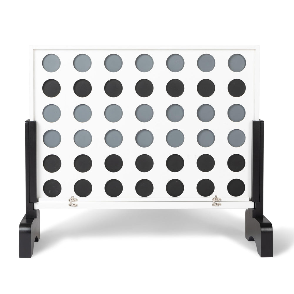 Play Platoon wooden giant 4-in-row grid outdoors for family-friendly competition