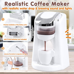 PLAY pop-up toaster with bread slices for realistic breakfast play.