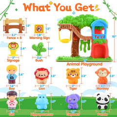 PLAY lights and animal sounds bring forest ambience to toddlers