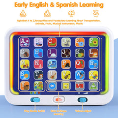 PLAY tablet color and shapes screen encourages visual categorization.