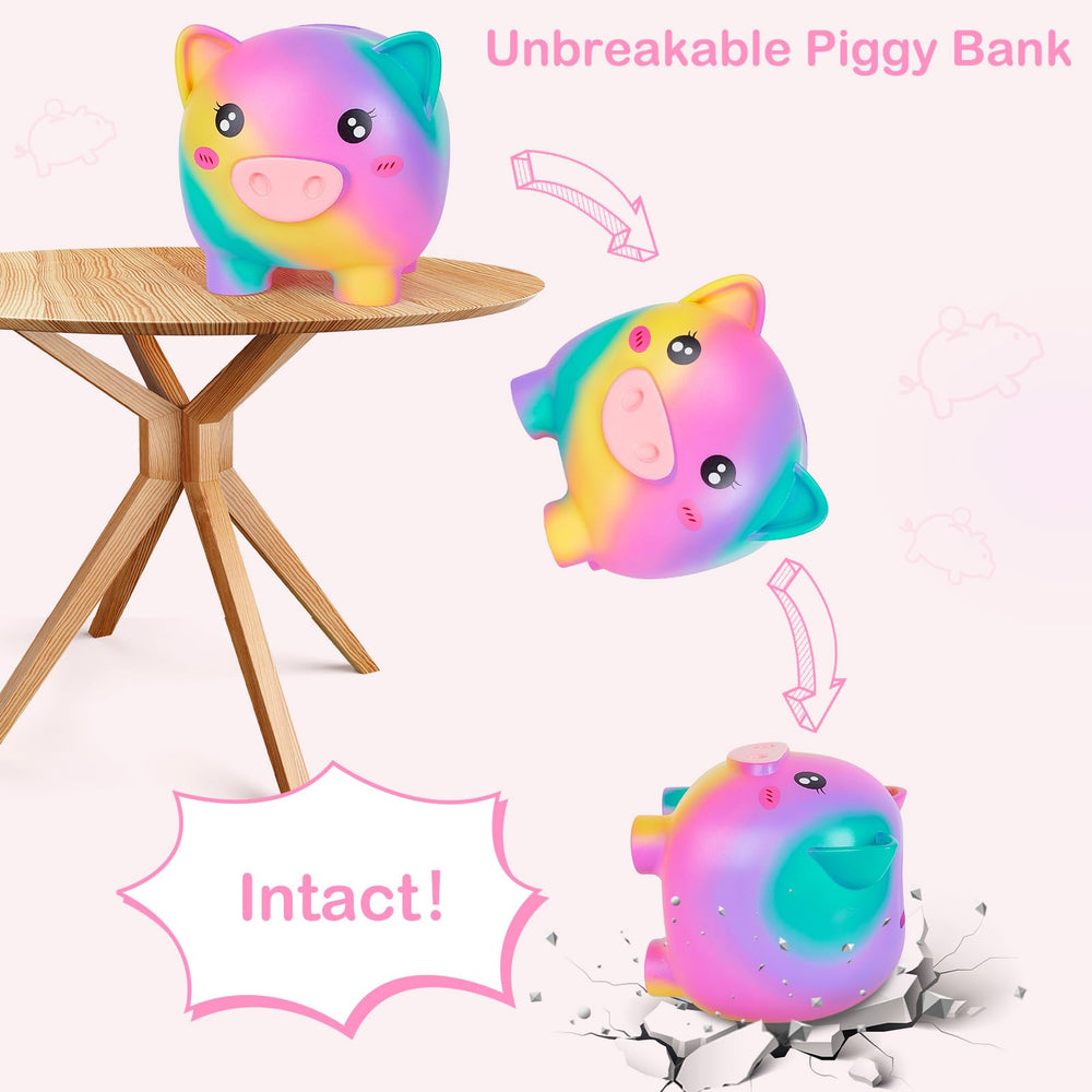 Play Tailor piggy bank rhinestone stickers add sparkle and customization