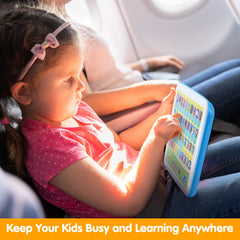 PLAY vibrant interface and patterns engage toddlers.