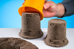 Play Visions dirt bucket clean-up shot demonstrates easy cleanup after play