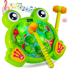 Play22 Whack A Frog game front view showing action to develop dexterity