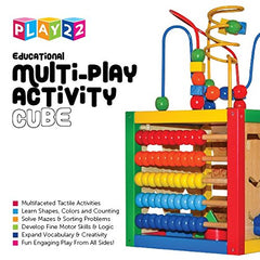 Play22 compact cube measures 8x8x7 inches for easy storage.