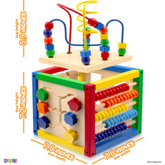 Play22 sliding shapes panel promotes problem solving and shape matching.