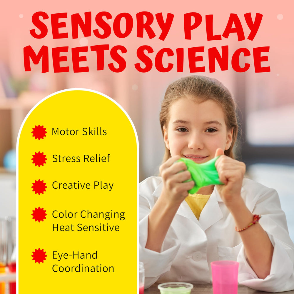 Playbees color-changing putty in classroom setting for rewards.