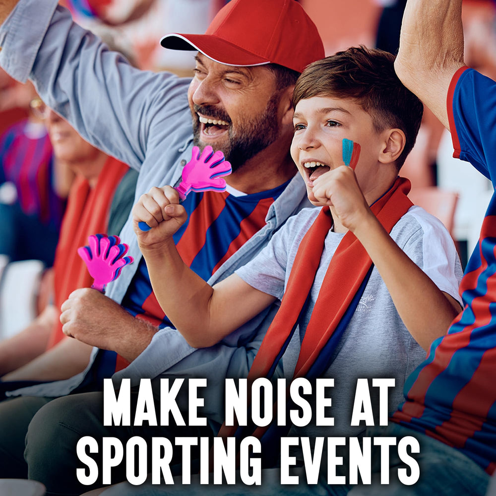 Playbees ergonomic-handle clappers for comfortable grip during celebrations