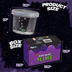 Playbees Galaxy-themed mini slimes ready for party favors and crafts.
