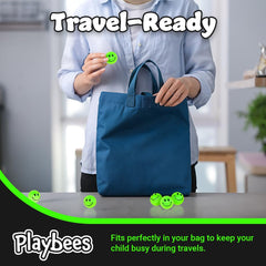 Playbees kid-friendly bouncing ball, 1 inch, ideal stocking stuffer.