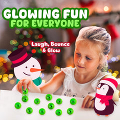 Playbees glow-in-the-dark balls for party favors, kids love the light-up fun.