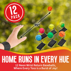 Playbees velcro wristbands keep the balls secure during fast, active games.