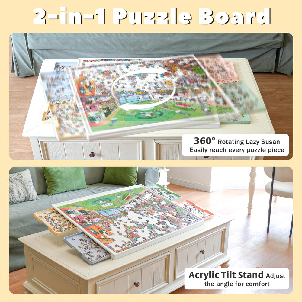 Playboda puzzle board tilt angle for ergonomic, comfortable puzzling sessions