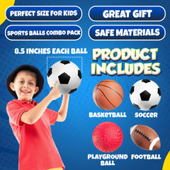 PlayBolt 8.5-inch playground ball perfect for group games and safe play.