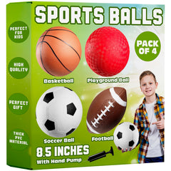 PlayBolt 8.5-inch soccer ball ready for outdoor kicking and coordination.