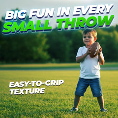 PlayBolt durable foam football designed for outdoor fun and rough play.