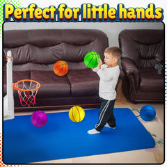 PlayBolt mini basketballs encourage shooting and dribbling in toddlers and kids.
