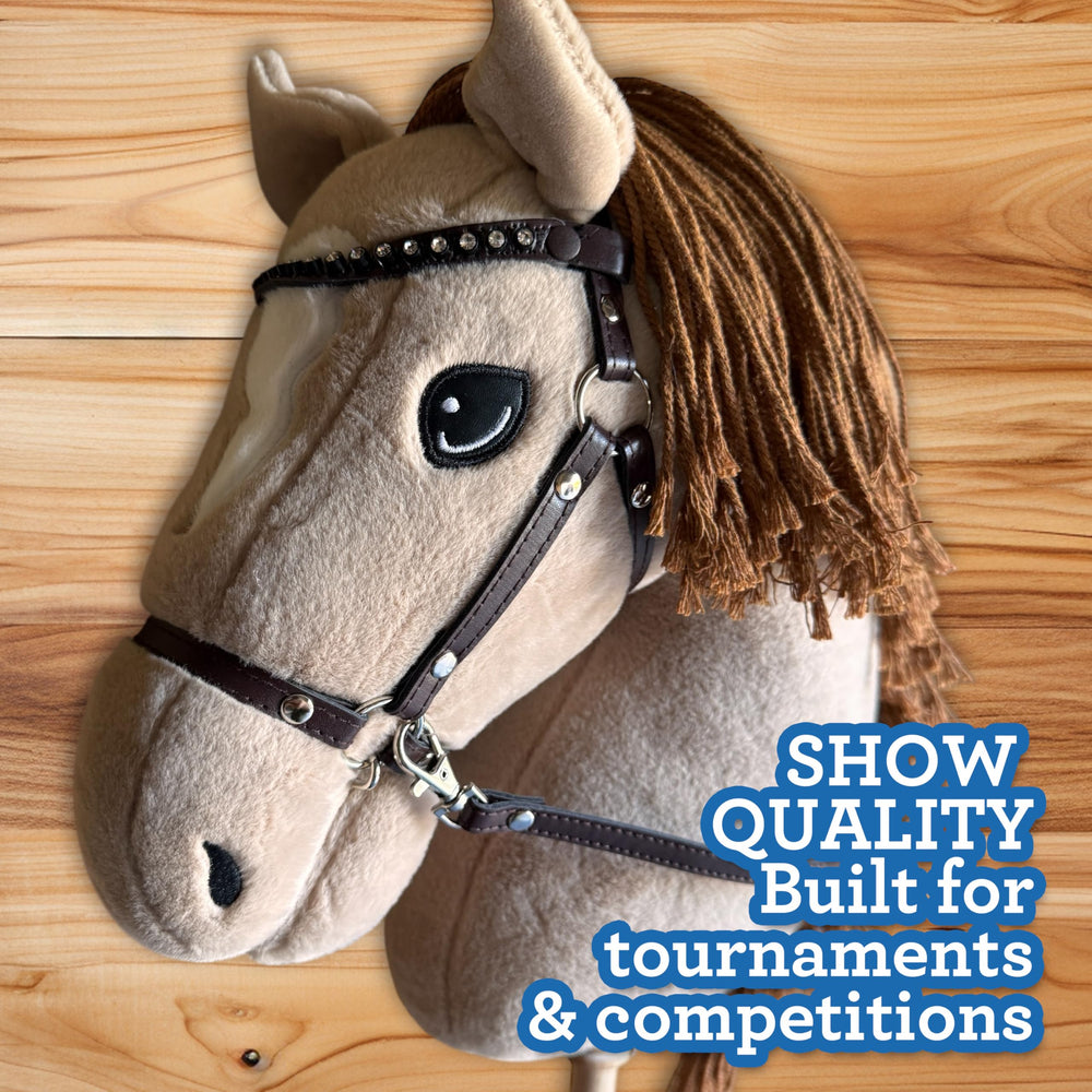 Playful Minds hobby horse packaging and display-ready presentation.