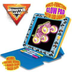 Easel-cover closed view demonstrates hands-free, portable play