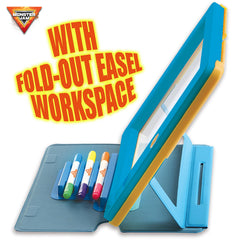 Eraser cloth included for quick clean-up after drawings