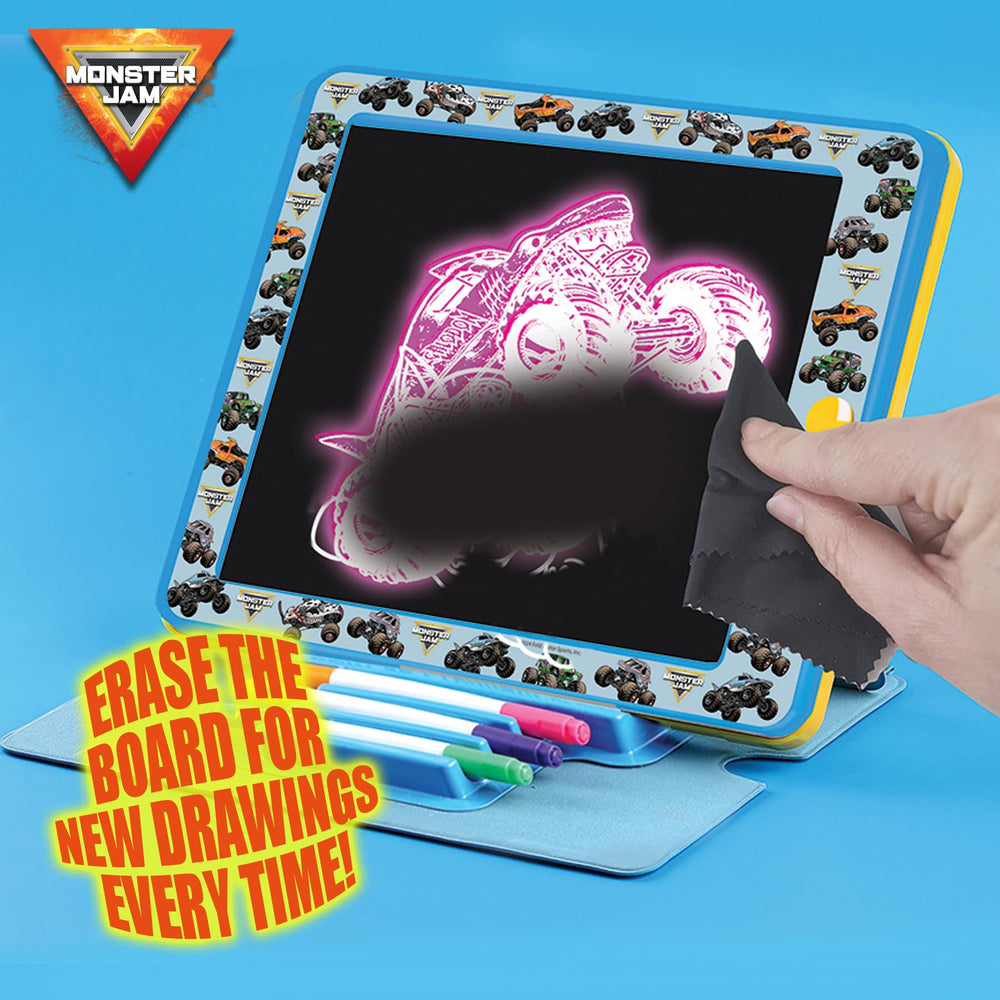Three double-sided markers included for versatile doodling and tracing