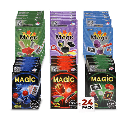 Playkidz magic trick kit deck box portable party favors for kids.
