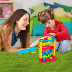 Playkidz stimulating toy supports early development through cause and effect