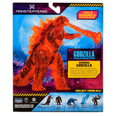 PlayMates Burning Godzilla shows articulation points for epic poseability.