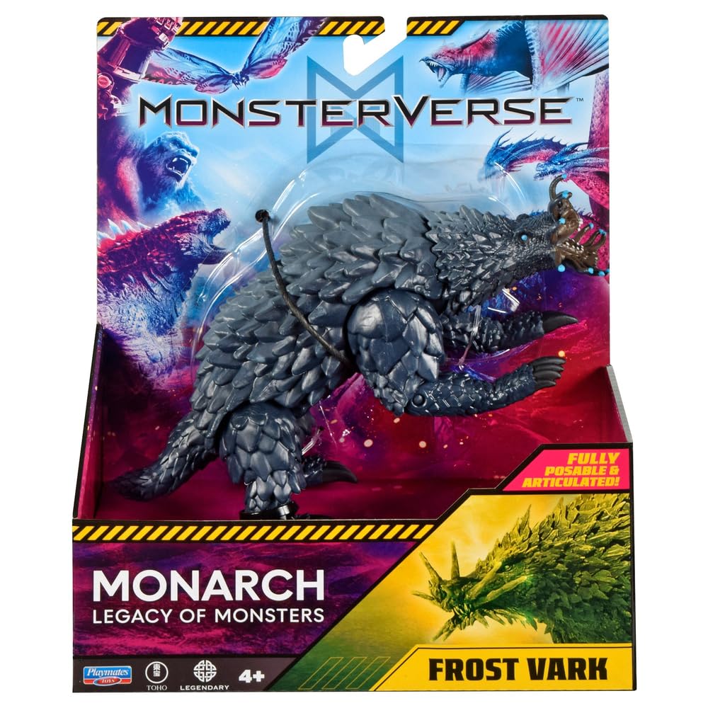 PlayMates Frost Vark official MonsterVerse figure with authentic styling for collectors.