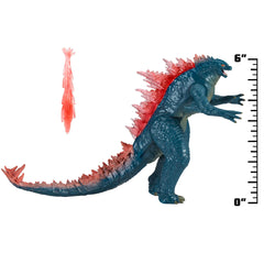 PlayMates Godzilla Evolved with detachable Heat Ray for iconic breath play.
