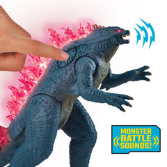 PlayMates Godzilla x Kong 13-Inch Mega Deluxe imaginative play and display option.