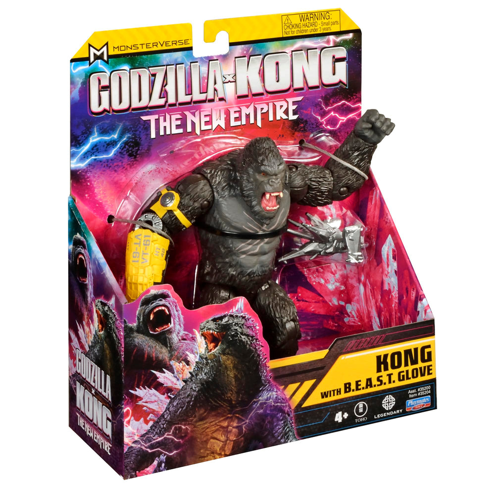 PlayMates 6-inch Kong fits shelves, desks, and display cases.
