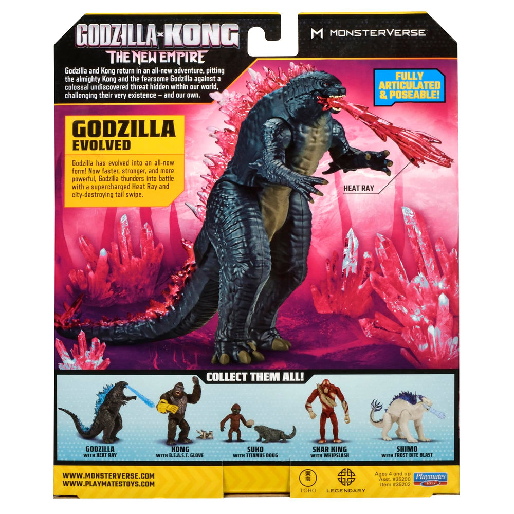 PlayMates MonsterVerse collection figure ready to form epic battles on display.