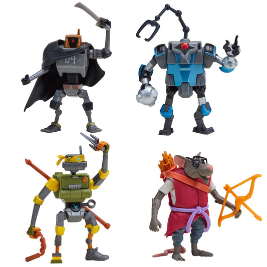 PlayMates TMNT Mix N Match Mechazoid figure with swap parts for custom adventures.