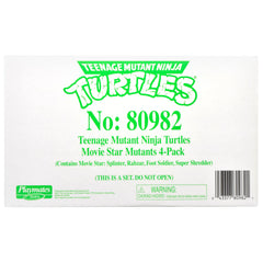 PlayMates TMNT Movie Star figures in 4-inch scale for compact display and play.