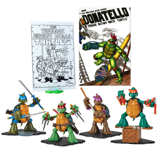Playmates TMNT Original Sketch Figure, detailed collectible for display and collection.