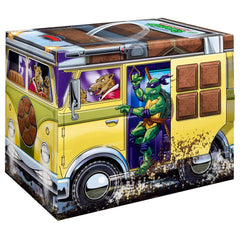 PlayMates TMNT Series 2 illustrated Turtle Van box art for display.