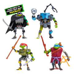 PlayMates TMNT Splinter Mix N Match figure offers swapping fun and strategy.