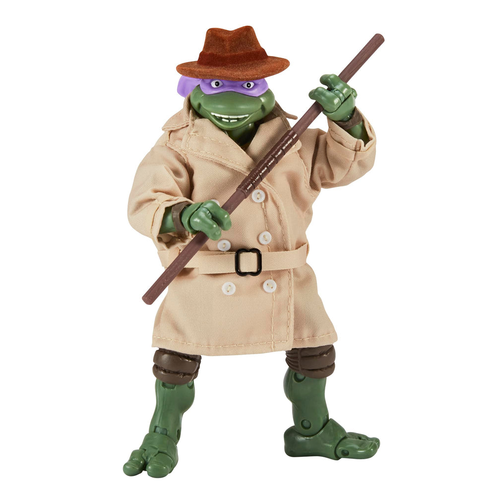 Teenage Mutant Ninja Turtles Donatello in disguise figure ready for display and play.