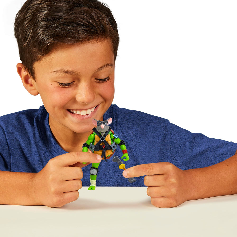 Packaging and display-ready TMNT figure from Playmates Toys